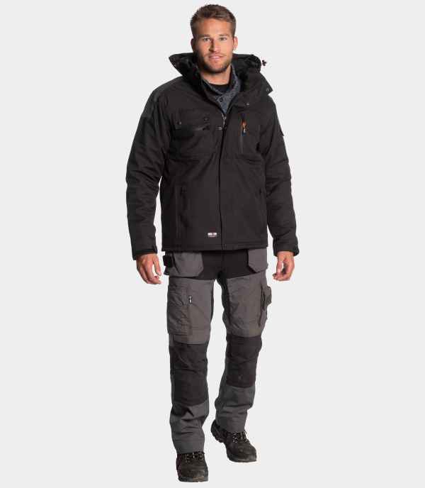 HEROCK SPECTOR Work Trousers Anthracite-Black Cargo 1